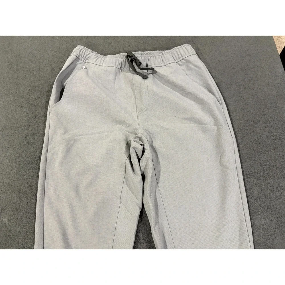 FIGS Technical Collection Jogger Scrub Pants Mens XS Gray‎ Stretch Drawstring